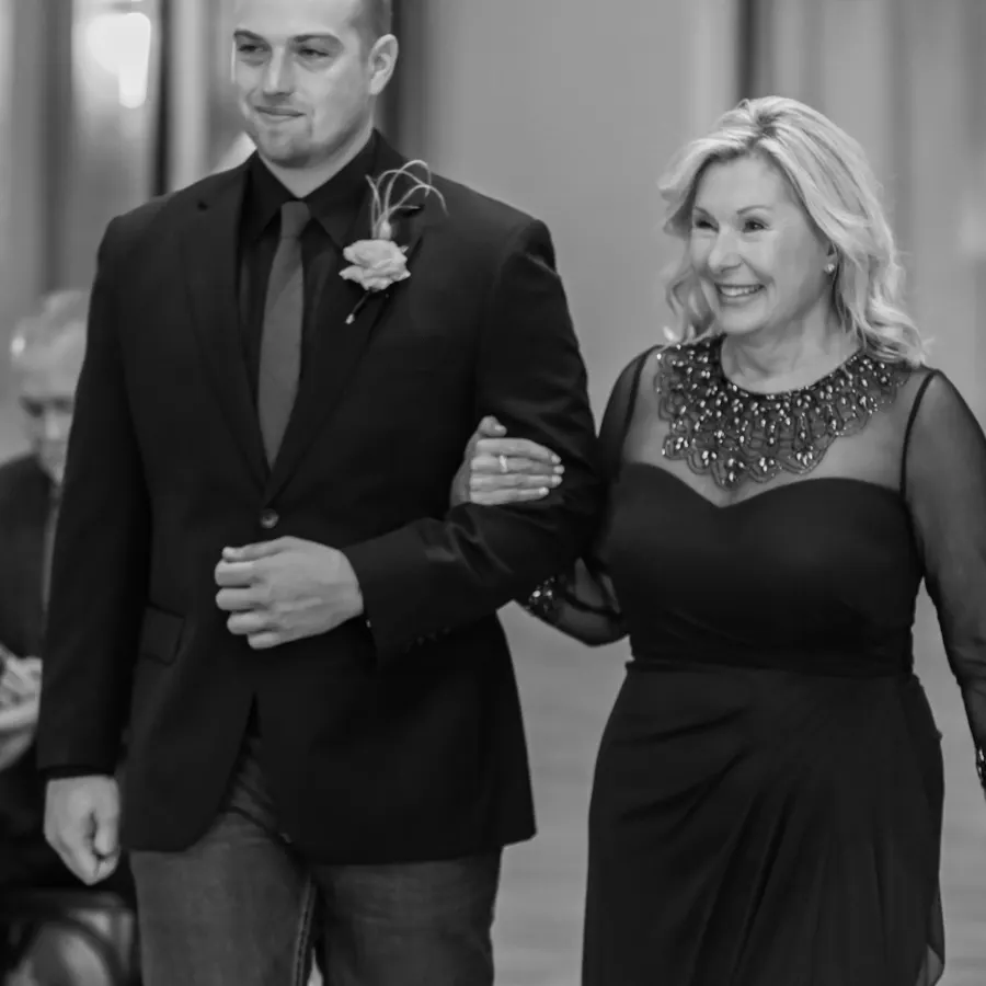 Couple looking at each other